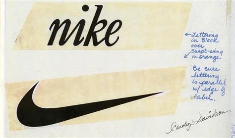 who designed the nike swoosh